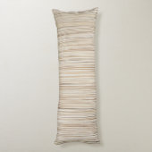 Ontwerp van abstracte bruine stutten lichaamskussen (Achterkant (Verticaal))