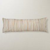 Ontwerp van abstracte bruine stutten lichaamskussen (Achterkant)