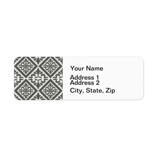 ontwerp van afbeelding in houtskoolpatroon etiket (Voorkant)