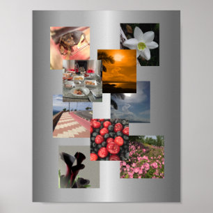 Ontwerp van Afbeelding voor fotocollage Poster