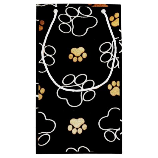 Ontwerp van afdrukpagina's klein cadeauzakje (Achterkant)