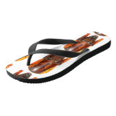ontwerp van afrikaans stammaskermodel teenslippers (Schuin)