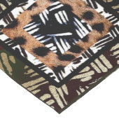 Ontwerp van Afrikaanse patchwork Korte Tafelloper (Hoek)