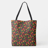 Ontwerp van Afrikaanse patroonpatronen Tote Bag (Achterkant)