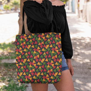 Ontwerp van Afrikaanse patroonpatronen Tote Bag