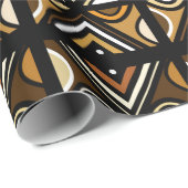 Ontwerp van Afrikaanse stammen Cadeaupapier (Rol Hoek)