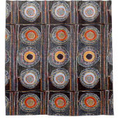 Ontwerp van Afrikaanse stammen Douchegordijn (Voorkant)