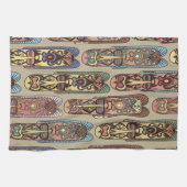 Ontwerp van Afrikaanse stammen Theedoek (Horizontaal)