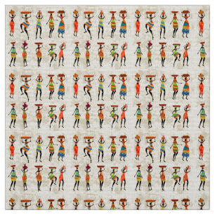 Ontwerp van Afrikaanse vrouwen Stof