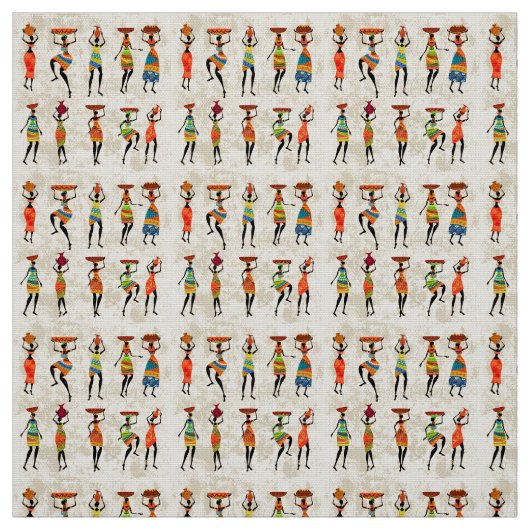 Ontwerp van Afrikaanse vrouwen Stof (Swatch)