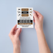 Ontwerp van airy Koe, Cheesemonger Adverteren Flyer (Hand)
