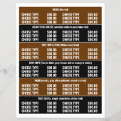 Ontwerp van airy Koe, Cheesemonger Adverteren Flyer (Achterkant)