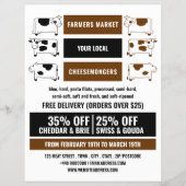 Ontwerp van airy Koe, Cheesemonger Adverteren Flyer (Voorkant)