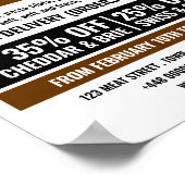 Ontwerp van airy Koe, Cheesemonger Adverteren Poster (Hoek)