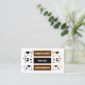 Ontwerp van airy Koe, kaasmaker Visitekaartje (Staand voorkant)