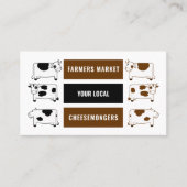 Ontwerp van airy Koe, kaasmaker Visitekaartje (Voorkant)