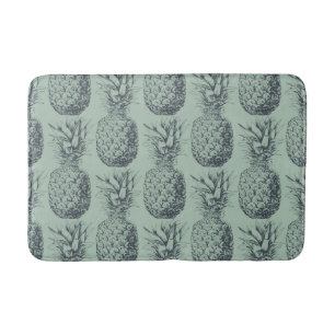 Ontwerp van ananas, tropisch fruitpatroon badmat