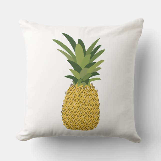 Ontwerp van ananas tropische vruchten kussen (Voorkant)