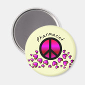 Ontwerp van apotheker voor vrede en kunsten magneet (Voorkant / Achterkant)