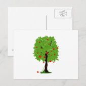 ontwerp van appelboomecologie.png briefkaart (Voorkant / Achterkant)