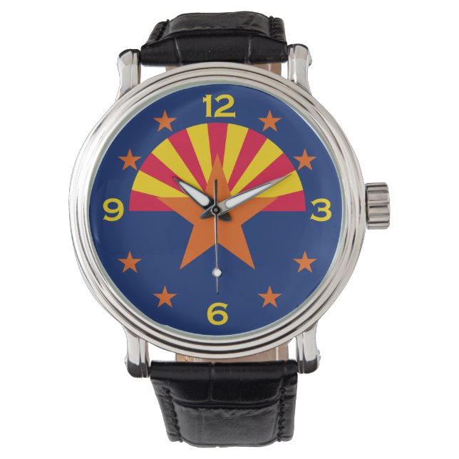 Ontwerp van Arizona State Flag Watch Horloge (Voorkant)