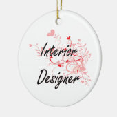 Ontwerp van artistieke taak voor interieurontwerpe keramisch ornament (Links)
