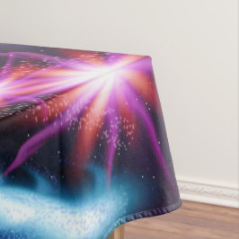 Ontwerp van Artsy Swirl Galaxy Tafelkleed