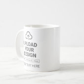 Ontwerp van artwork en tekst koffiemok (Voorkant links)