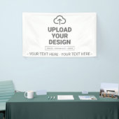 Ontwerp van artwork en tekst spandoek (Beurs)