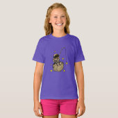 Ontwerp van astronautenvangsterren t-shirt (Voorkant volledig)