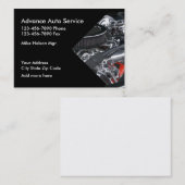 Ontwerp van auto-Visitekaartjes Visitekaartje (Voorkant / Achterkant)