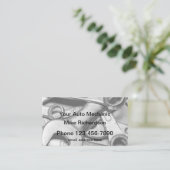 Ontwerp van automatische mechanische gereedschappe visitekaartje (Staand voorkant)