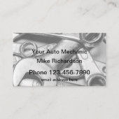 Ontwerp van automatische mechanische gereedschappe visitekaartje (Voorkant)