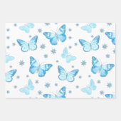 ontwerp van babyblauw flessenpatroon inpakpapier vel (Voorkant)