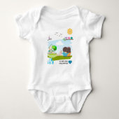 ONTWERP VAN BABYSUIT LOVE ROMPER (Voorkant)