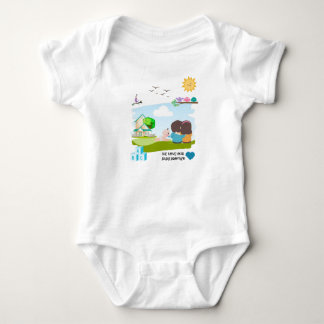 ONTWERP VAN BABYSUIT LOVE ROMPER