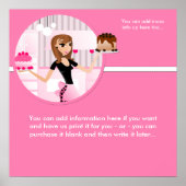 Ontwerp van bakkerij/bakkerij/gebak Poster 3 (Voorkant)