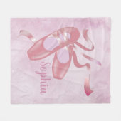 Ontwerp van balletschoenen fleece deken (Voorkant (Horizontaal))