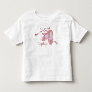 Ontwerp van balletschoenen kinder shirts