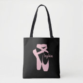 Ontwerp van balletschoenen tote bag (Voorkant)
