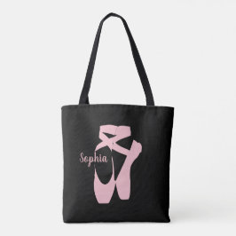 Ontwerp van balletschoenen tote bag