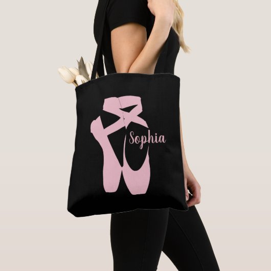 Ontwerp van balletschoenen tote bag (Dichtbij)