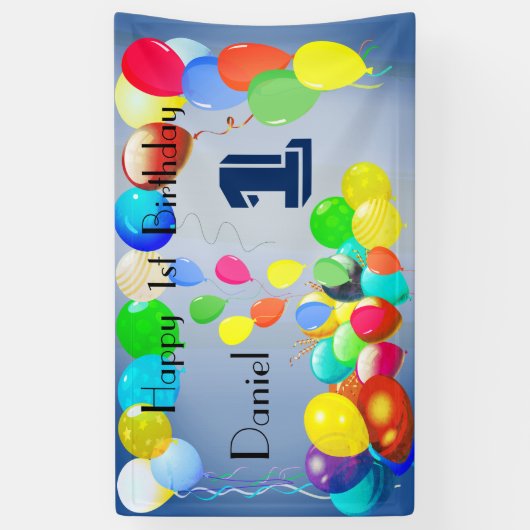 Ontwerp van ballonnen Aangepast 1 september Spandoek (Verticaal)