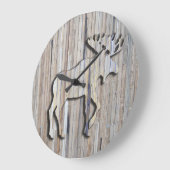 Ontwerp van Barn Wood Clock Grote Klok (Hoek)