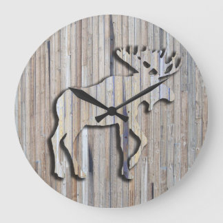 Ontwerp van Barn Wood Clock Grote Klok