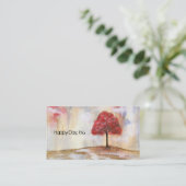 Ontwerp van bedrijfskaartkaart met wielstructuur visitekaartje (Staand voorkant)