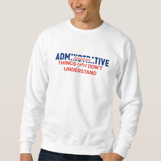 Ontwerp van beheerdersassistent trui (Voorkant)
