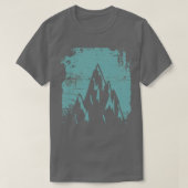 Ontwerp van bergen Retro T-shirt (Design voorkant)