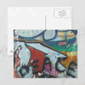 ontwerp van berlinwall briefkaart (Voorkant / Achterkant)