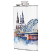 Ontwerp van beroemde landmarks heupfles (Links)